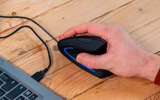 Mouse verticale Trust Verto a 13,99 euro: occasione su Amazon