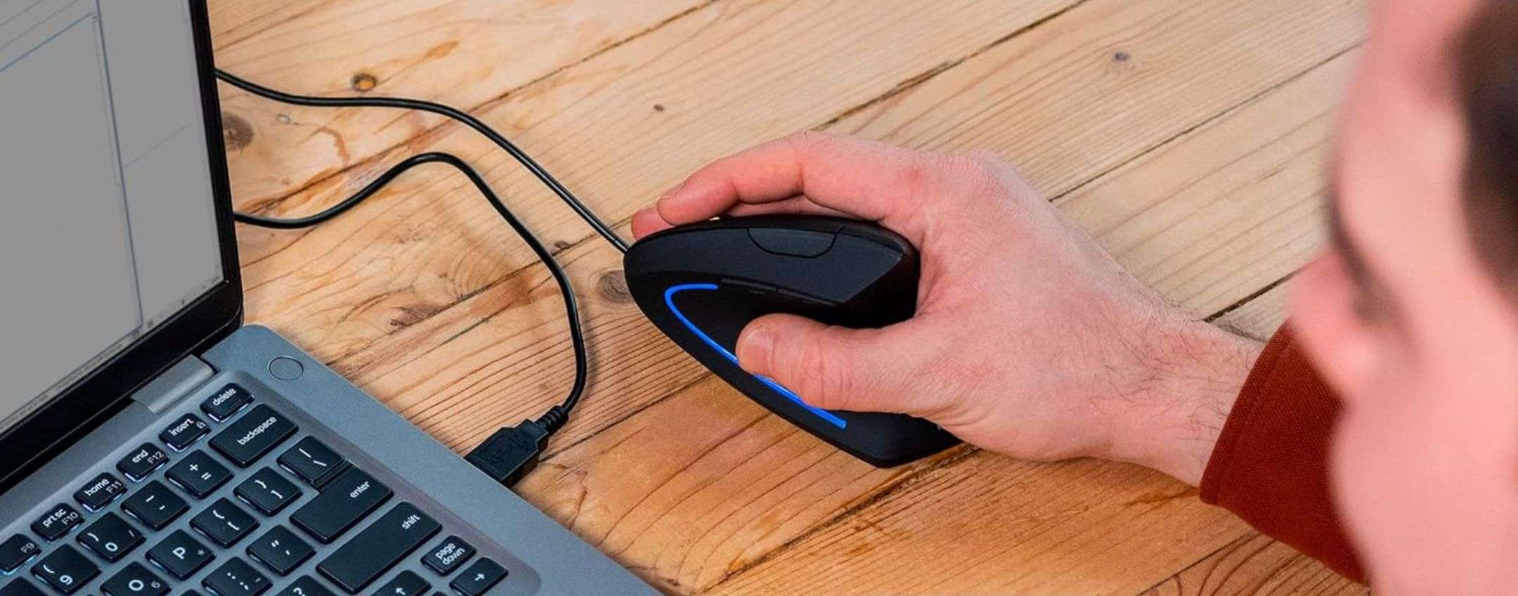 Mouse verticale Trust Verto a 13,99 euro: occasione su Amazon