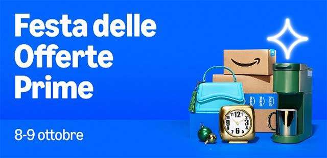 La Festa delle Offerte Prime su Amazon: 8 e 9 ottobre