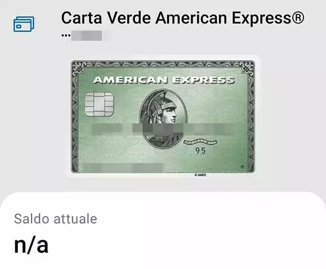 Il down dei servizi online di American Express nell'applicazione mobile