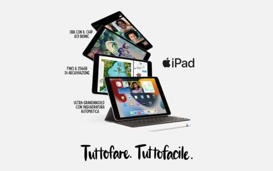 Apple iPad 9 in SUPER OFFERTA su Amazon: oggi solo 299€