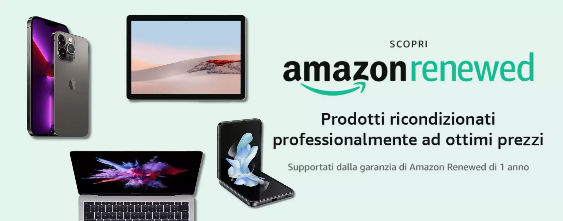 Amazon Renewed: devices Apple, Samsung e Windows come nuovi a prezzo mini