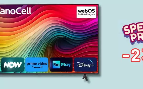 LG NanoCell 50'', smart TV con risoluzione 4K in sottocosto Amazon