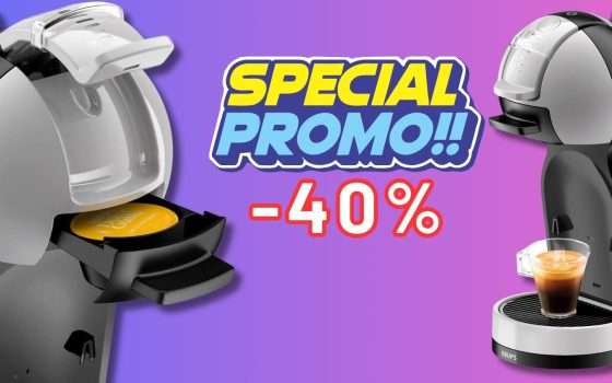 Nescafé Dolce Gusto Mini Me: macchina in sconto e 40€ di buono acquisto