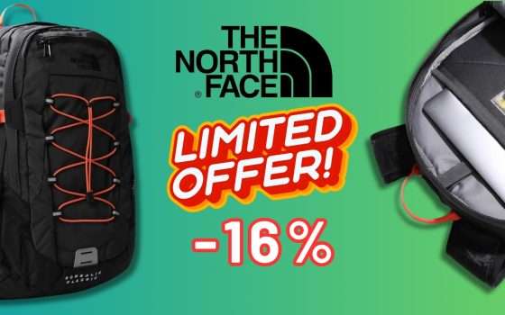 THE NORTH FACE, zaino Borealis in sottocosto e capienza 28L super