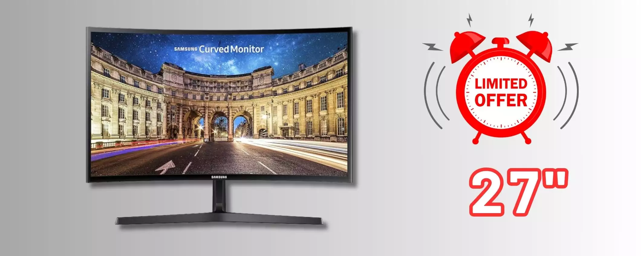 SAMSUNG, monitor Curvo da 27