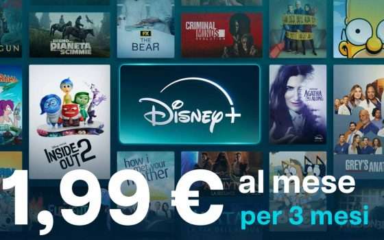 Disney+ torna a bomba con l'attesissima promo 1,99€ per 3 mesi