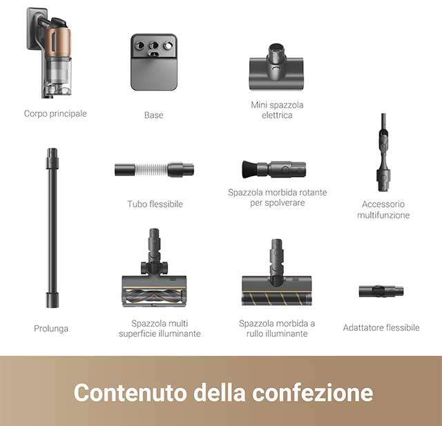 Dreame Z20: il contenuto della confezione