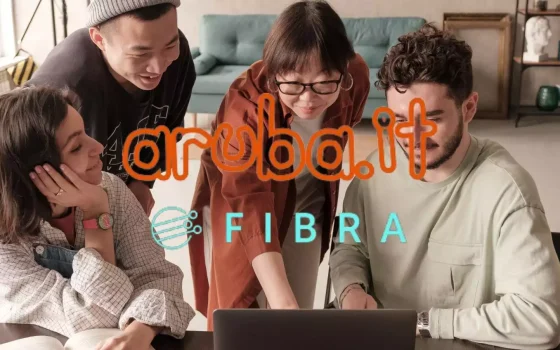 La fibra ultraveloce di Aruba è in offerta e senza costi di attivazione