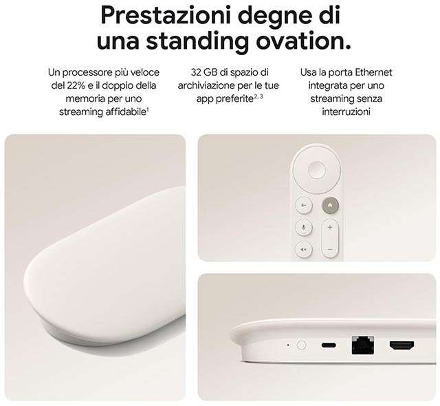 Le caratteristiche dle nuovo Google TV Streamer