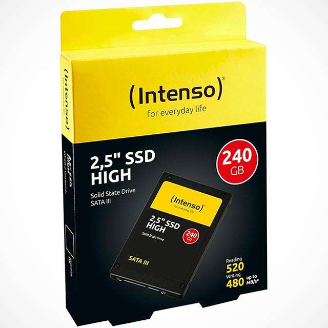 L'unità SSD da 240 GB di Intenso