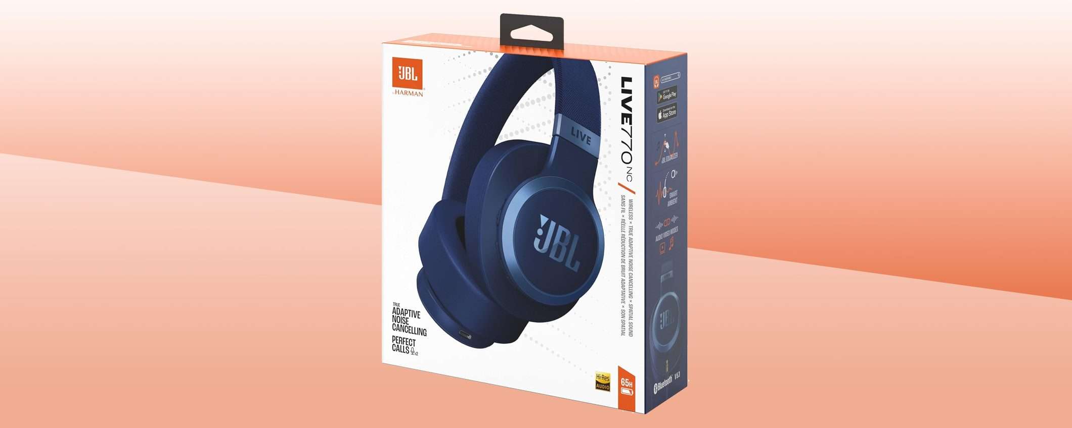 Cuffie wireless over-ear JBL (Live 770NC) al PREZZO MINIMO