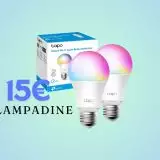 Lampadina WiFi Multicolore TAPO: pacco da 2 pezzi a soli 15€