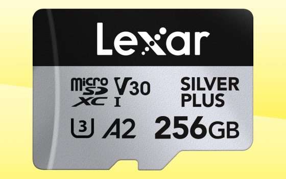 OFFERTA a TEMPO: velocità top per la microSD Lexar da 256 GB