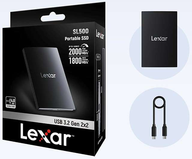 Lexar SL500, l'unità SSD esterna da 1 TB