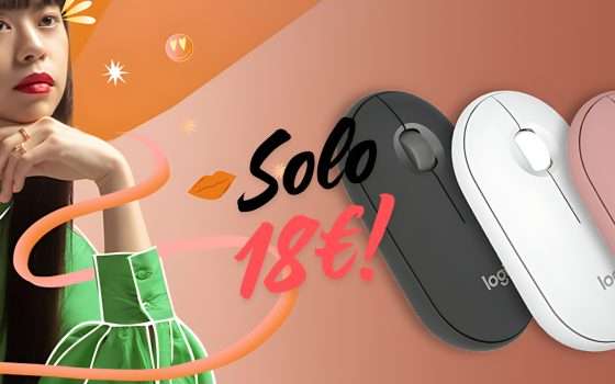 Logitech Pebble Mouse 2 in offerta a soli 18€