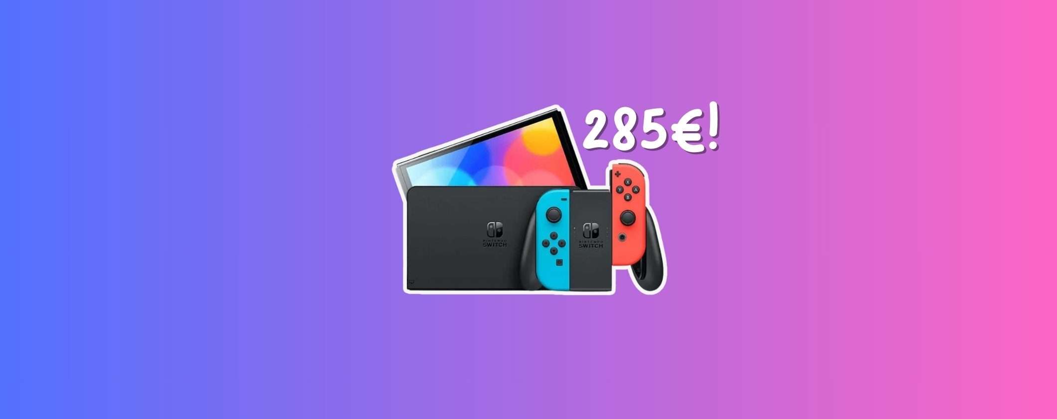 Nintendo Switch OLED a 285€ è un regalo eBay