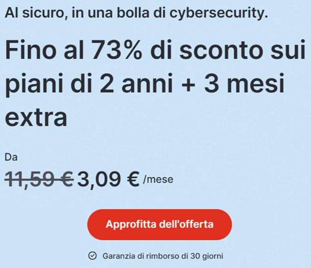 La promozione di NordVPN: -73% e 3 mesi gratis