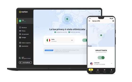 Norton Ultra VPN: sicurezza e privacy senza limiti da 2,5 €/mese