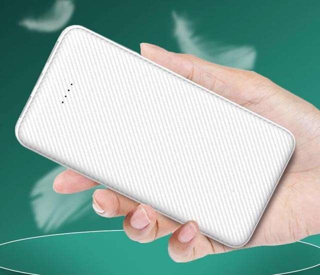 Il design del powerbank da 12.000 mAh