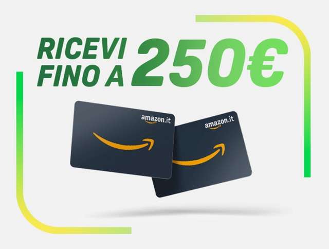 ricevi fino a 250 euro in buoni amazon con credem