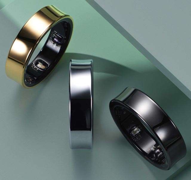 Le tre colorazioni di Samsung Galaxy Ring