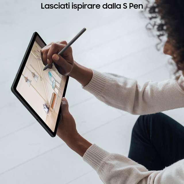 Il tablet Samsung Galaxy Tab S6 Lite con il pennino S Pen