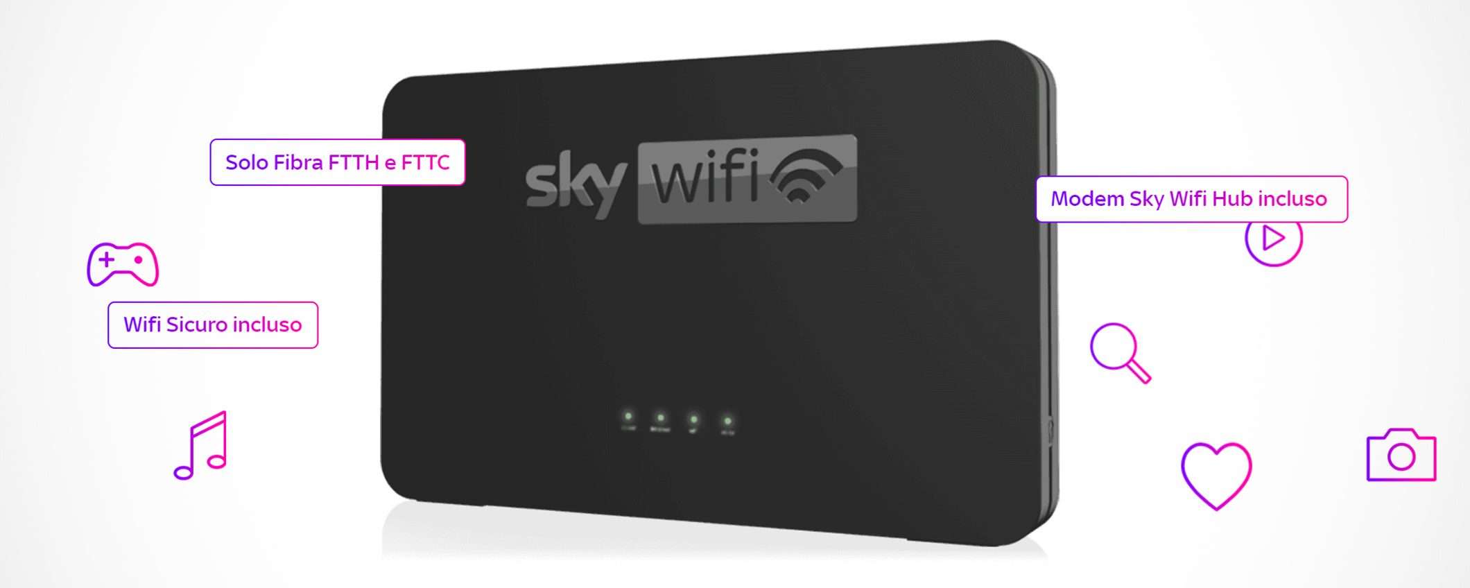 Sky: ULTRA PROMO con fibra e streaming incluso