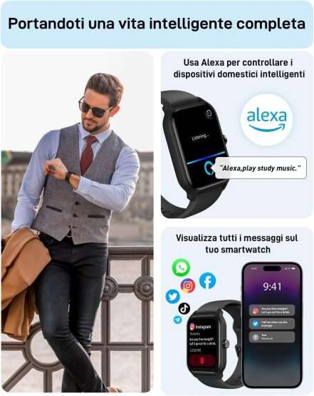 smartwatch offerta Amazon