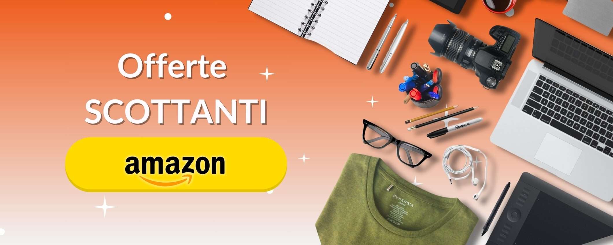 10 occasioni su Amazon: la settimana inizia con sconti fino al 65%