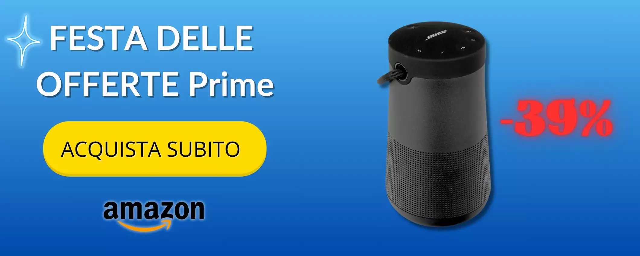 Bose SoundLink Revolve+ star della musica: CROLLA il prezzo di 130€