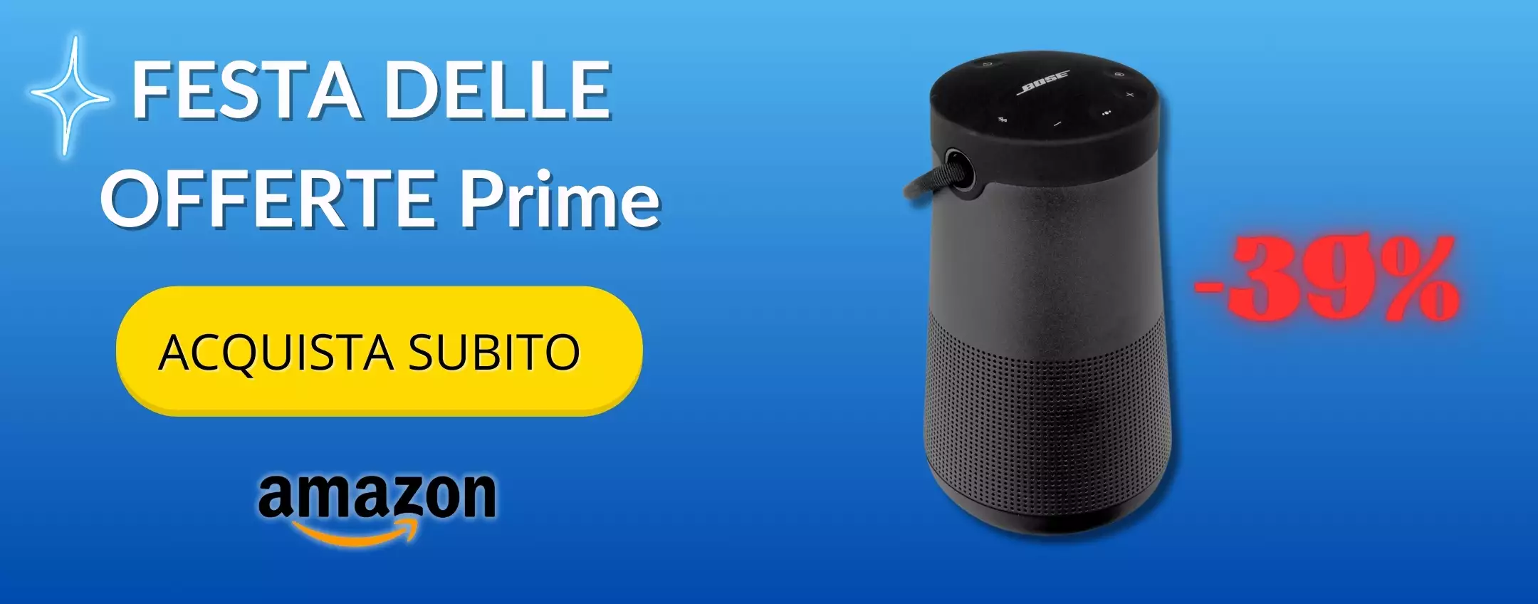 Bose SoundLink Revolve+ star della musica: CROLLA il prezzo di 130€