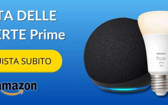 Echo Dot + Philips Hue sbaragliano la Festa delle Offerte Prime, -45%