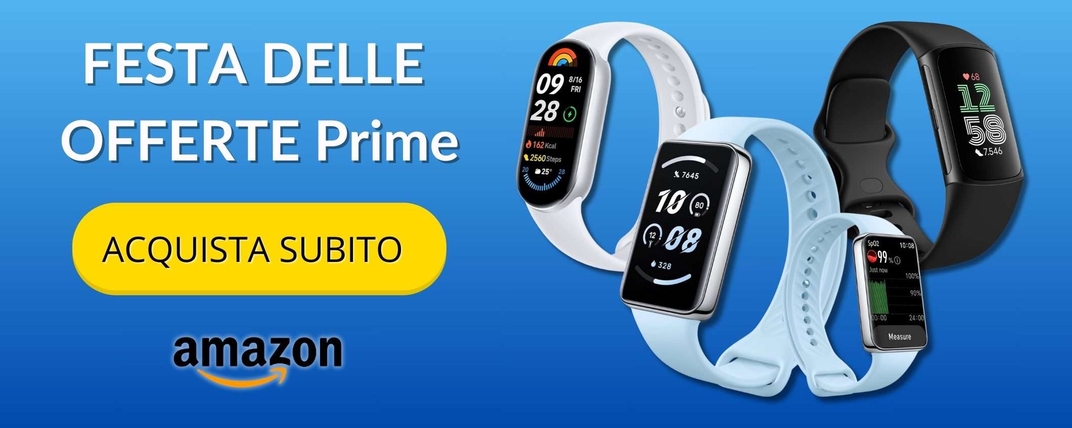 Festa delle Offerte Prime 2024: le migliori smartband in super sconto