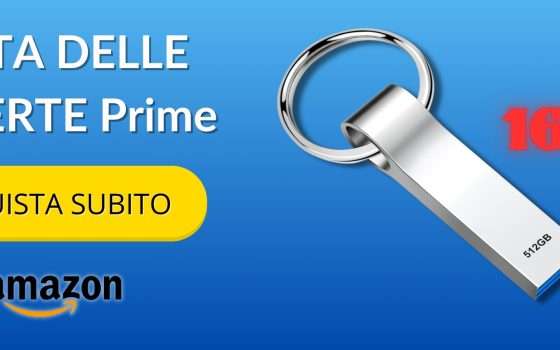 Chiavetta USB 512GB indistruttibile a 16€ su Amazon (per poco)