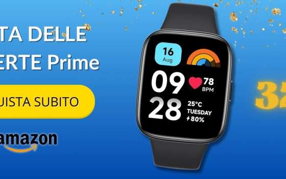 Affare: Xiaomi Redmi Watch 3 Active torna in sconto a meno di 33€