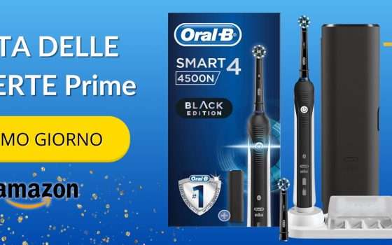 Oral-B Smart 4 4500 in offerta LIMITATA: poche scorte scontate del 63%