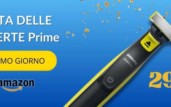 Philips OneBlade scende sotto i 30€ alla festa delle Offerte Prime