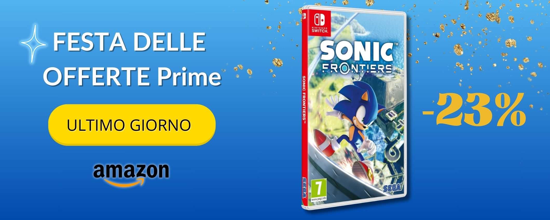 Tutti pazzi per Sonic Frontiers, su Nintendo Switch a 24€ ora