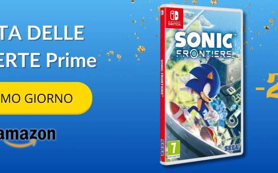 Tutti pazzi per Sonic Frontiers, su Nintendo Switch a 24€ ora