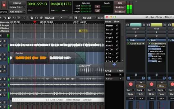 Ardour 8.10: il software musicale si aggiorna con diverse correzioni