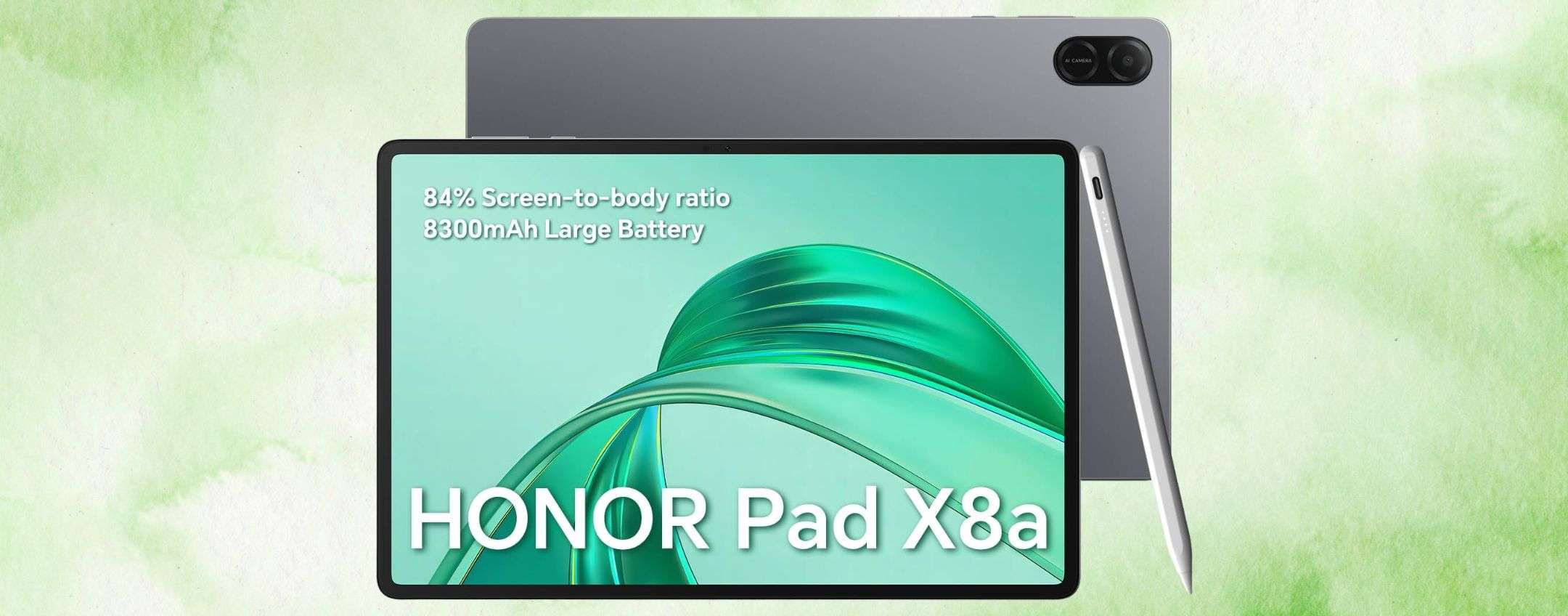 Tablet HONOR Pad X8a a 129,90€: occasione per la Festa delle Offerte Prime