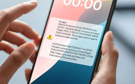 Exe Flegrei 2024: test IT-alert in Campania l'11 ottobre