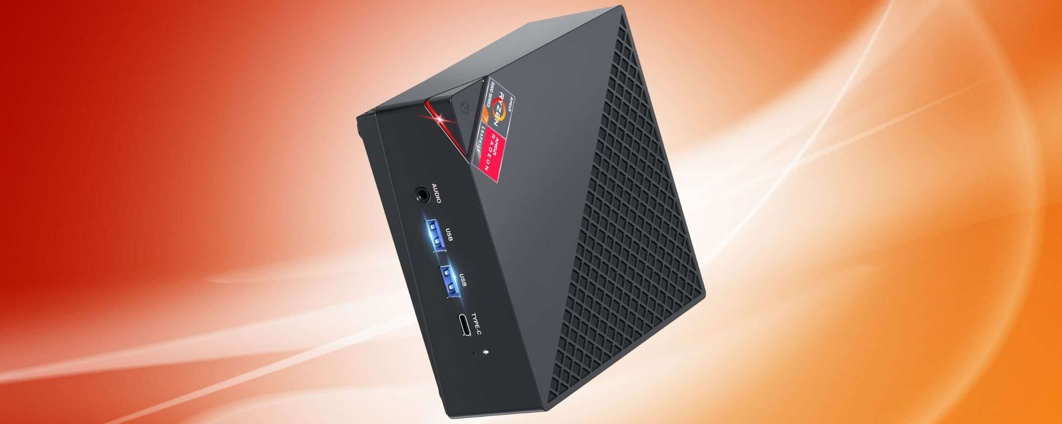 Mini PC con Ryzen 7, 16GB+512GB e Vega7: attiva il coupon e risparmia 100€