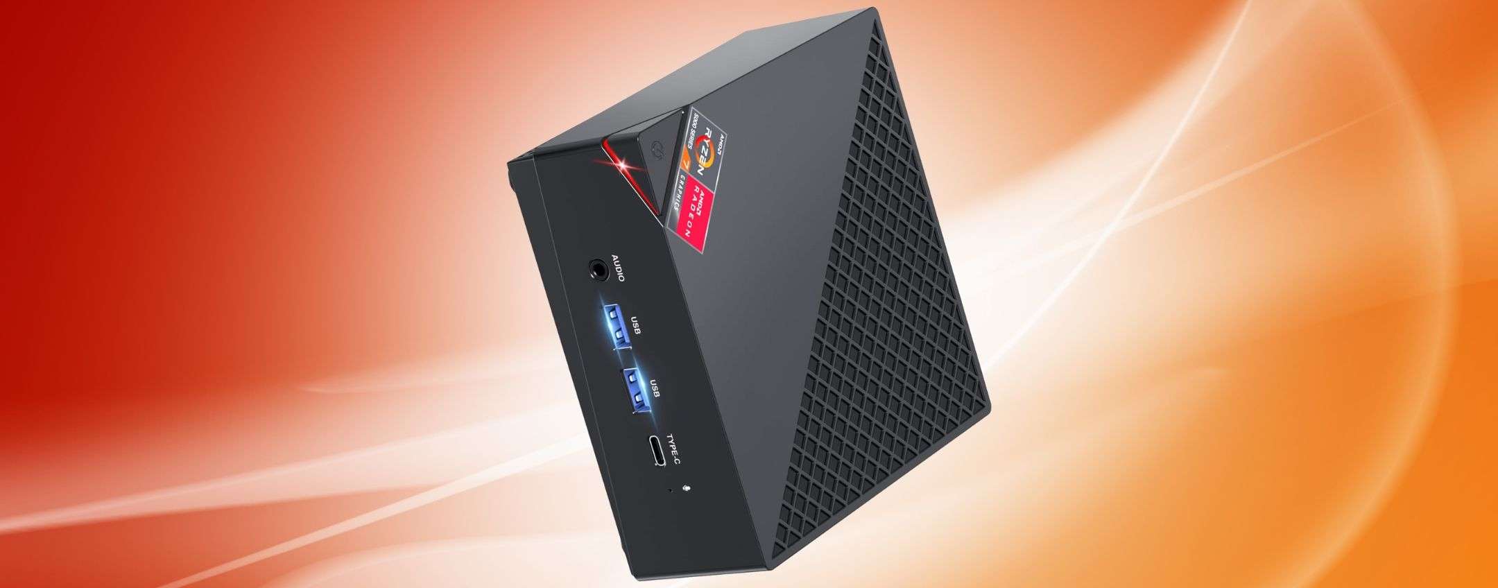 Mini PC con Ryzen 7, 16GB+512GB e Vega7: attiva il coupon e risparmia 100€