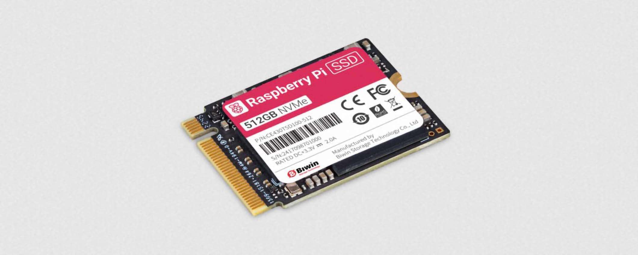 Raspberry Pi lancia la sua prima linea di SSD