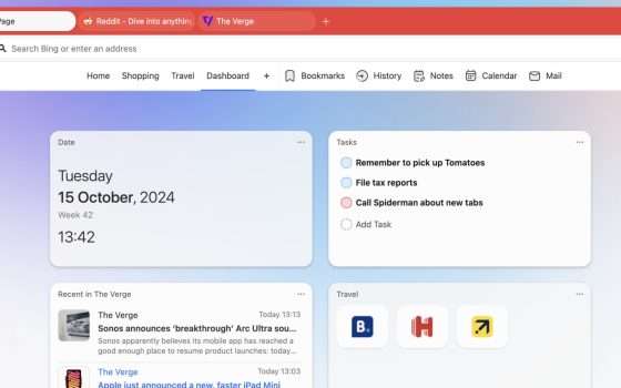 Vivaldi 7.0: aggiornamento dell'interfaccia utente