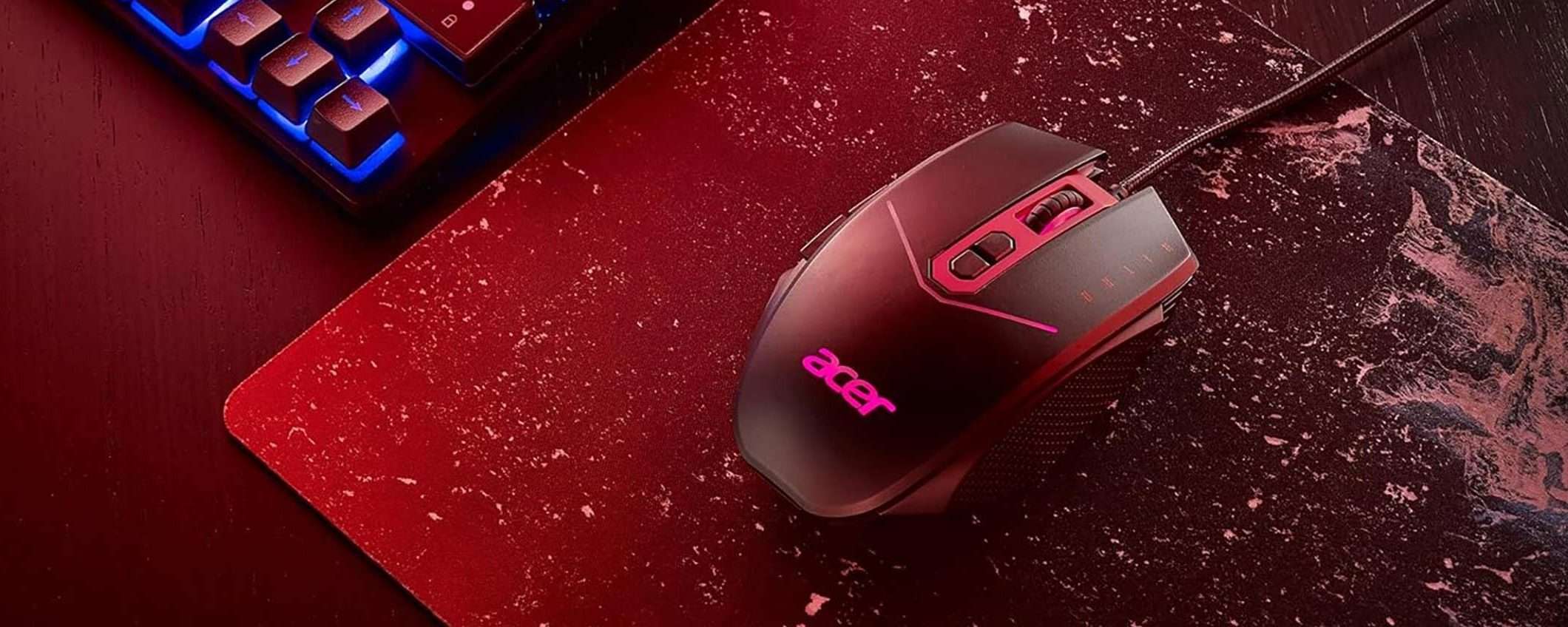 Mouse da gaming Acer Nitro a 15€ (invece di 39€): ECCOLO