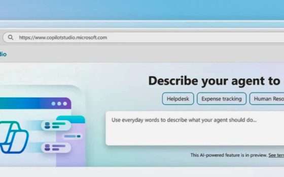 Microsoft: le aziende potranno creare agenti AI con Copilot Studio