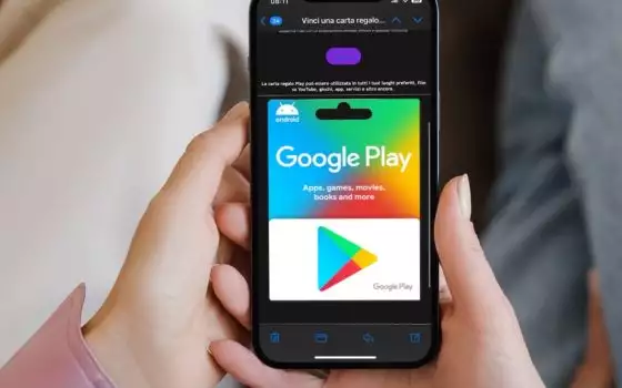 Allarme truffa: la Carta Regalo Google Play da 100€ è falsa